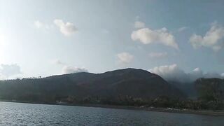 Бали Амед крупная баракуда у Вулкана Агунг