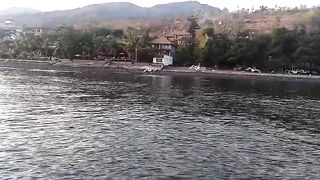 Бали Амед крупная баракуда у Вулкана Агунг