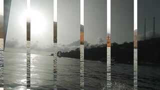 Бали Амед крупная баракуда у Вулкана Агунг