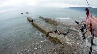 Гагра - рокфишинг по ставриде, прибрежные точки