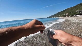 Гагра, рокфишинг в Абхазии на осенних точках