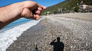 Гагра, рокфишинг в Абхазии на осенних точках