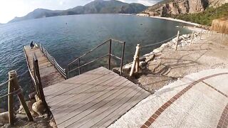 Олюдениз - ловля на хлеб без грузила у отеля Сентидо