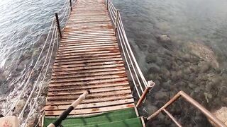 Олюдениз - ловля на хлеб без грузила у отеля Сентидо