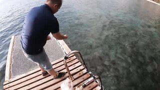 Олюдениз - ловля на хлеб без грузила у отеля Сентидо