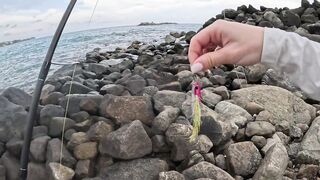Морская рыбалка на Шри-Ланке с берега: Унаватуна и Мирисса