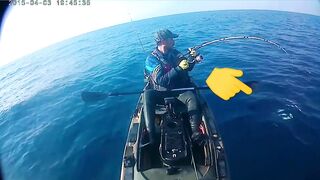 рыбалка с Каяка Средиземное Море ( Тель Авив )