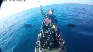 рыбалка с Каяка Средиземное Море ( Тель Авив )