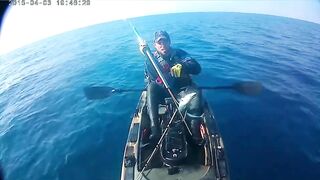 рыбалка с Каяка Средиземное Море ( Тель Авив )