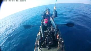 рыбалка с Каяка Средиземное Море ( Тель Авив )