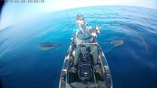 рыбалка с Каяка Средиземное Море ( Тель Авив )