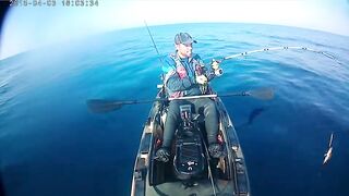 рыбалка с Каяка Средиземное Море ( Тель Авив )