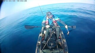 рыбалка с Каяка Средиземное Море ( Тель Авив )