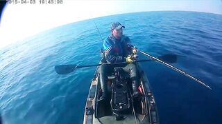 рыбалка с Каяка Средиземное Море ( Тель Авив )