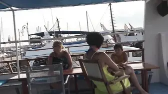 Андреас, лагуна и дети на борту - морская рыбалка на Кипре