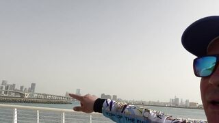 ОАЭ, Абу-Даби ,рыбалка с Берега, своим спиннингом, возле Лувра