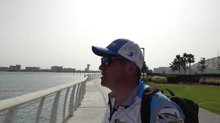 ОАЭ, Абу-Даби ,рыбалка с Берега, своим спиннингом, возле Лувра