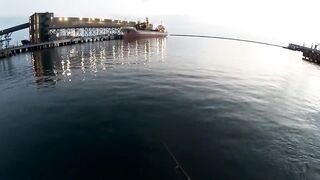 Морская рыбалка. Черное море - Туапсе. Ловля рыбы в Туапсе. Ловля с причала.