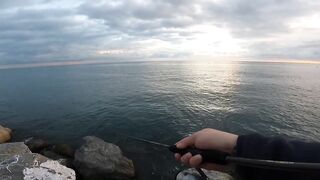 Рыбалка в Имеретинке. Norstream Experience EXS-802ML. Тест на море.