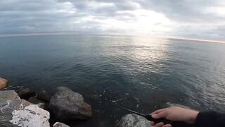 Рыбалка в Имеретинке. Norstream Experience EXS-802ML. Тест на море.