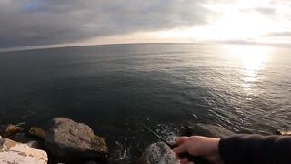 Рыбалка в Имеретинке. Norstream Experience EXS-802ML. Тест на море.