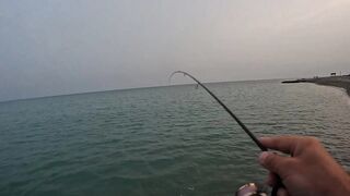 Гудаута, Абхазия береговая рыбалка и первые кадры