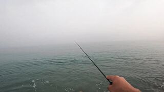 Гудаута, Абхазия береговая рыбалка и первые кадры