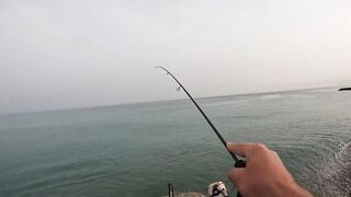 Гудаута, Абхазия береговая рыбалка и первые кадры