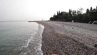 Гудаута, Абхазия береговая рыбалка и первые кадры