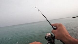 Гудаута, Абхазия береговая рыбалка и первые кадры