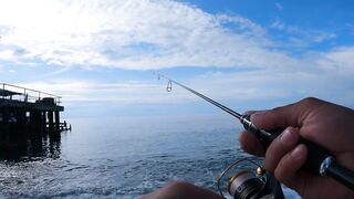 Пицунда, Абхазия. Спиннинг с берега летом 2025