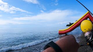 Пицунда, Абхазия. Спиннинг с берега летом 2025