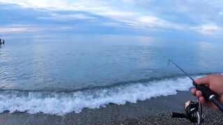 Пицунда, Абхазия. Спиннинг с берега летом 2025