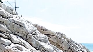 Цандрыпш, Белые скалы как найти и где подходы к пляжу