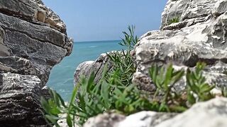 Цандрыпш, Белые скалы как найти и где подходы к пляжу