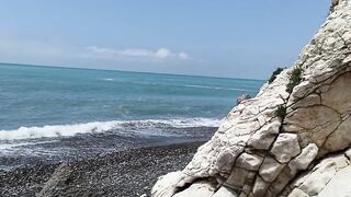 Цандрыпш, Белые скалы как найти и где подходы к пляжу