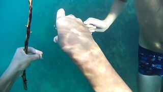 Бетта: подводная рыбалка и кадры с камеры