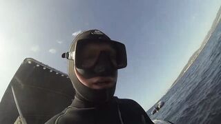 Геленджик, Толстый мыс - погружение на банку и рыбалка рядом