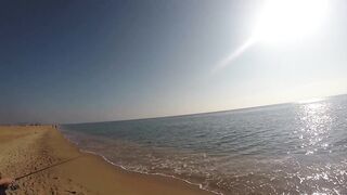 Благовещенская - сарган в Чёрном море у кромки прибоя