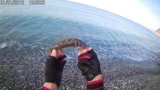 Бухта Инал, Чёрное море рыбалка с берега без суеты