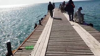 Джемете пирс и рыбалка с него 12.10.2018