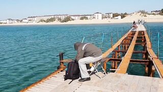 Джемете пирс и рыбалка с него 12.10.2018