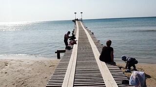 Джемете пирс и рыбалка с него 12.10.2018