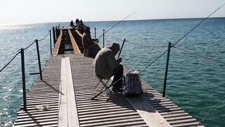 Джемете пирс и рыбалка с него 12.10.2018