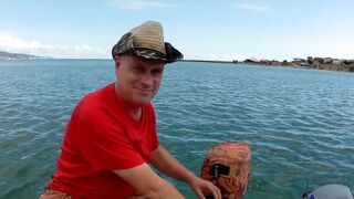 Новороссийск, Чёрное море 13.07.2019 как ловили и где