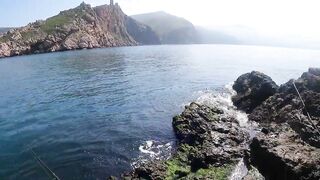 Балаклава - спокойная рыбалка у набережной и выход к свалу