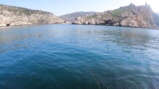 Балаклава - спокойная рыбалка у набережной и выход к свалу