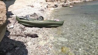 Мыс Тарханкут, Окуневка: один на каяке, август 2020