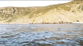 Партенит, Крым. Карась в сентябре у берега