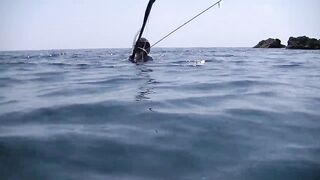 Понизовка, Крым подводная охота у береговой бровки